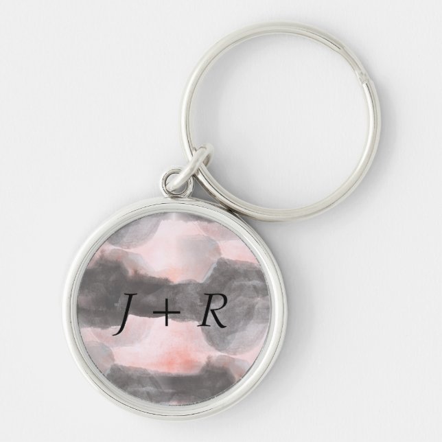 Seamless Design  Texture Background Abstract Key Ring (Front)
