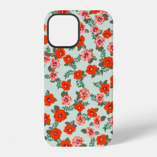 Seamless ditsy pattern in small cute wild flowers. iPhone 12 case