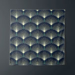 Seamless elegant geometric pattern. Blue Art Deco. Tapestry<br><div class="desc">Seamless elegant geometric pattern. Blue Art Deco.</div>