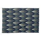 Seamless elegant geometric pattern. Blue Art Deco.