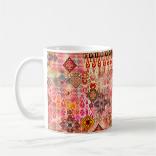 Seamless Ethnic beautiful pattern on Abstract digi Coffee Mug
