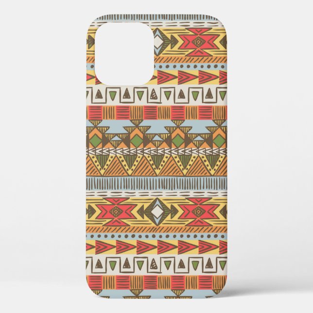 Seamless ethnic pattern in bright colours Case-Mate iPhone case (Back)