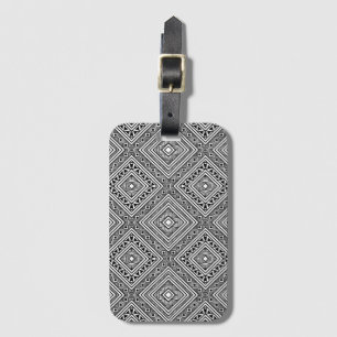 Seamless Ethnic Pattern Luggage Tag