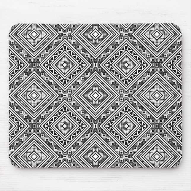 Seamless Ethnic Pattern Mouse Mat (Front)