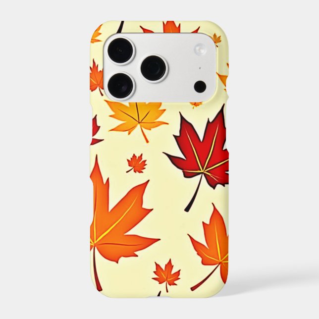 Seamless Fall Foliage Design (Back)