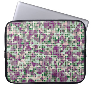 Seamless fashionable camouflage. The foreground co Laptop Sleeve