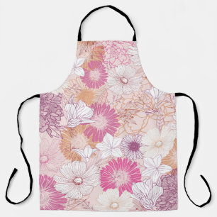Seamless Floral  Apron