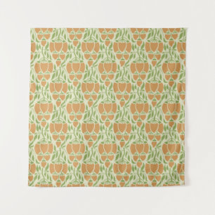Seamless floral design in Art Nouveau Tapestry