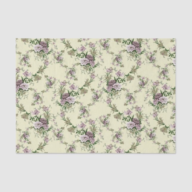 seamless floral mix pattern  tissue paper (Front)