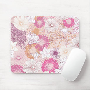 Seamless Floral Mouse Mat