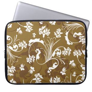 Seamless floral pattern. abstract,art,background,b laptop sleeve