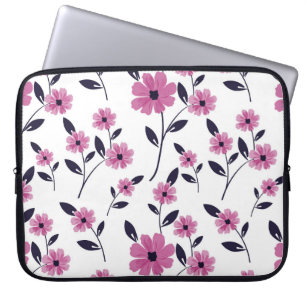 Seamless floral Pattern background, hand drawn fl Laptop Sleeve