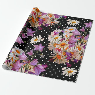 Seamless floral pattern. Bouquet of wild flowers w Wrapping Paper