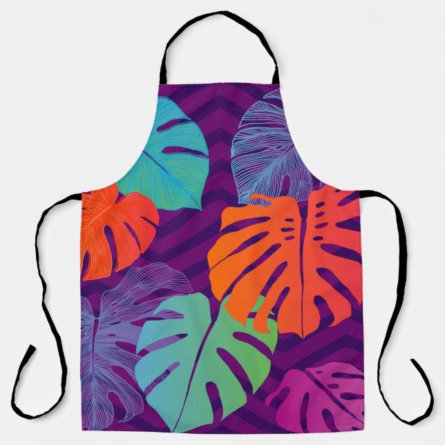 Seamless floral pattern from Tropical Monstera del Apron (Front)