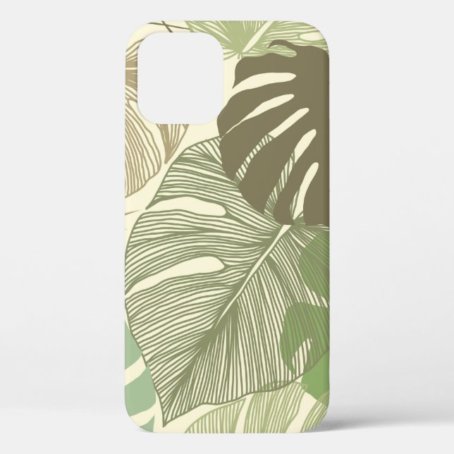 Seamless floral pattern from Tropical Monstera del Case-Mate iPhone Case (Back)