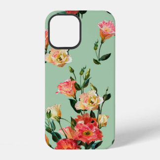 Seamless floral pattern in victorian style. Bouque iPhone 12 Case