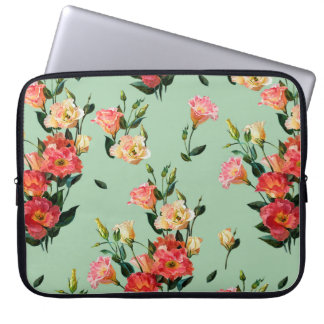 Seamless floral pattern in victorian style. Bouque Laptop Sleeve