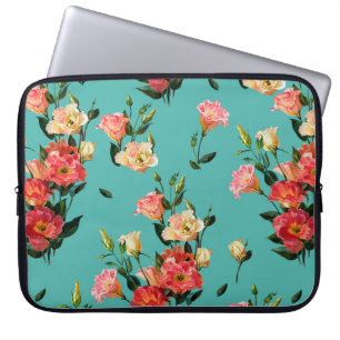 Seamless floral pattern in victorian style. Bouque Laptop Sleeve