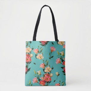 Seamless floral pattern in victorian style. Bouque Tote Bag