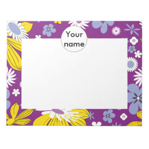 Seamless Floral Pattern Notepad