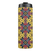 Seamless floral pattern on black background