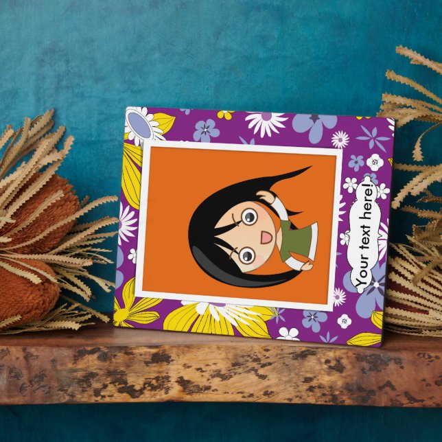 Seamless Floral Pattern Plaque (Side)