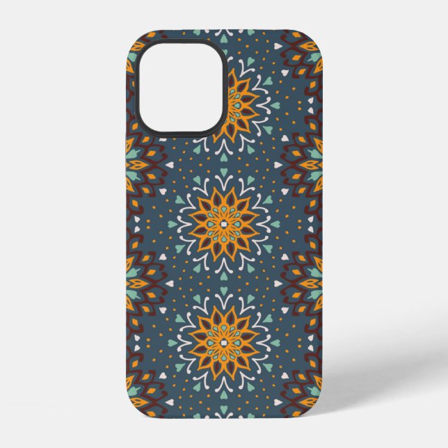 Seamless floral pattern. Stylised doodle flowers.  iPhone Case (Back)