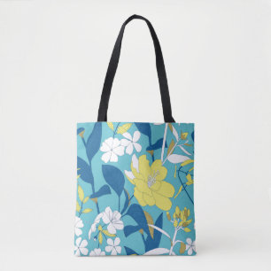 Seamless Floral Pattern.  Tote Bag