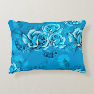 Seamless Floral Pattern. Watercolor elements. Mode Decorative Cushion