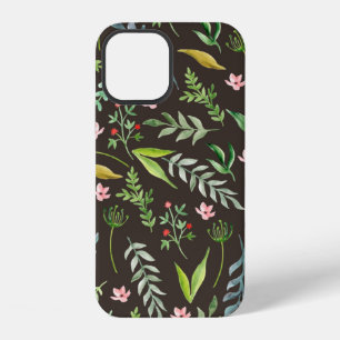 Seamless floral pattern. Watercolor hand drawn iPhone 12 Case