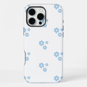 Seamless Floral Pattern with Small Blue Flowers iPhone 16 Pro Max Case
