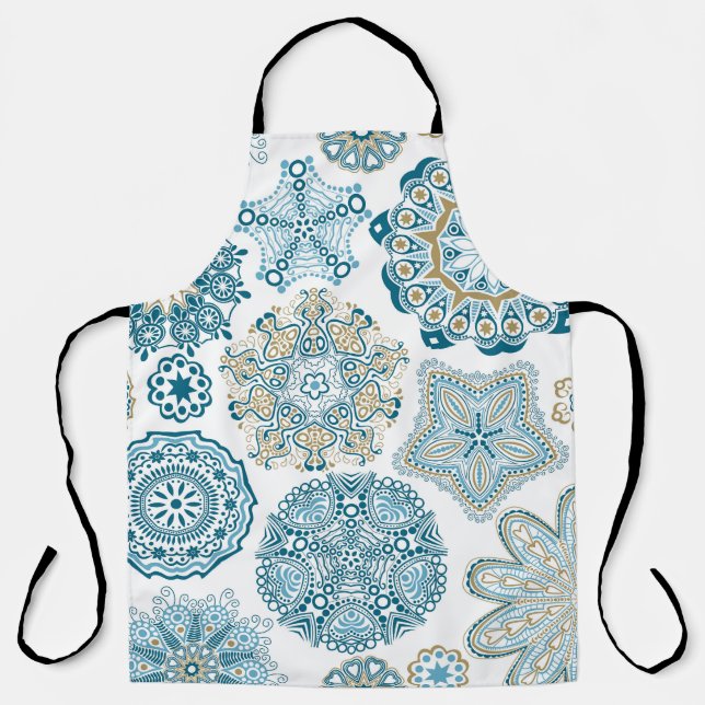 Seamless Floral Square: Copy Tiling Apron (Front)