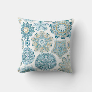 Seamless Floral Square: Copy Tiling Cushion