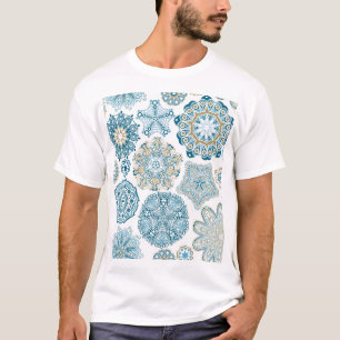 Seamless Floral Square: Copy Tiling T-Shirt