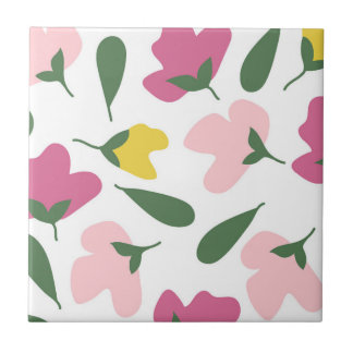 Seamless Flower Pattern Tile