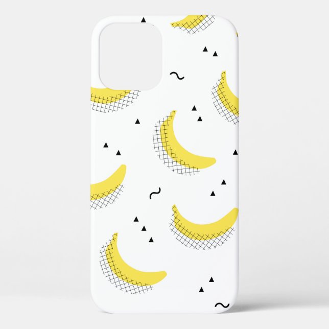  seamless fruit kids background. Abstract geometri Case-Mate iPhone Case (Back)
