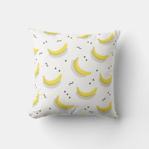  seamless fruit kids background. Abstract geometri Cushion