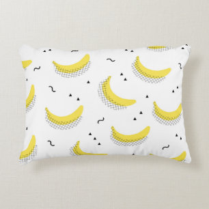 seamless fruit kids background. Abstract geometri Decorative Cushion
