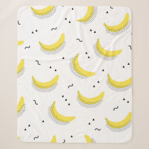 seamless fruit kids background. Abstract geometri Sherpa Blanket