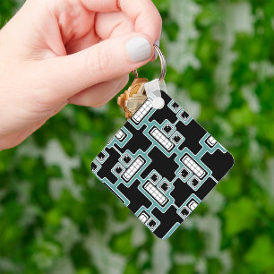 Seamless Futuristic Keychain