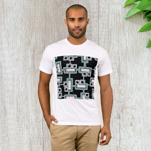 Seamless Futuristic Mens T-shirt