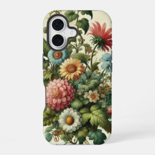 Seamless Garden Design iPhone 16 Case