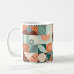Seamless geometric, abstract mosaic pattern. coffee mug