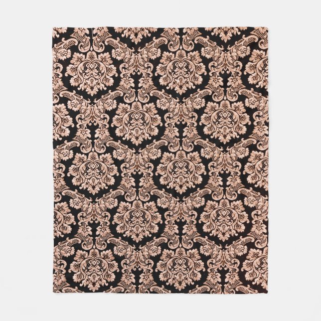 Seamless Geometric Art Deco Pattern. Abstract vint Fleece Blanket (Front)