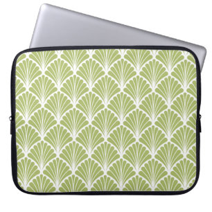 Seamless Geometric Art Deco Pattern. Abstract vint Laptop Sleeve