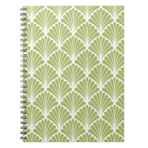 Seamless Geometric Art Deco Pattern. Abstract vint Notebook