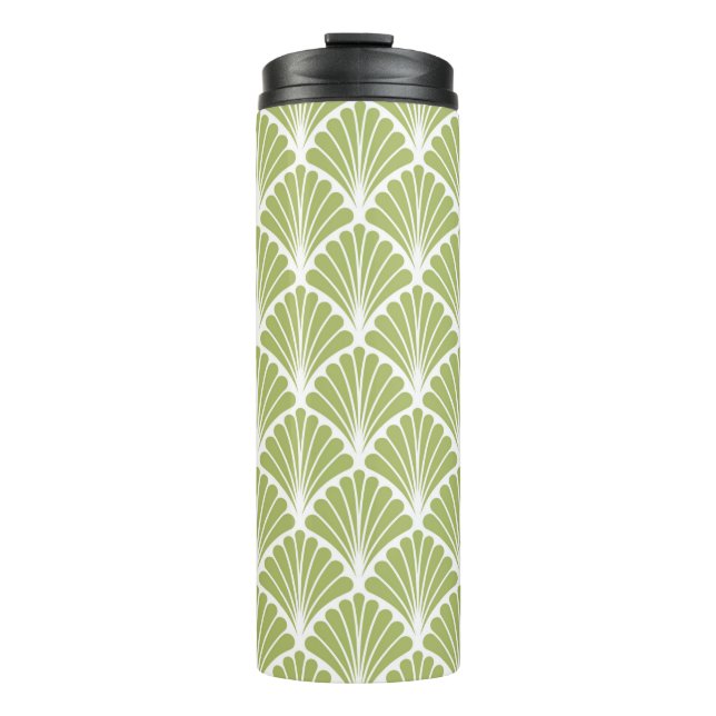 Seamless Geometric Art Deco Pattern. Abstract vint Thermal Tumbler (Front)