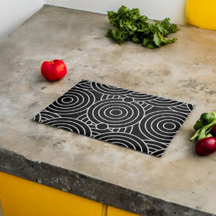 Seamless Geometric Circles Cutting Board