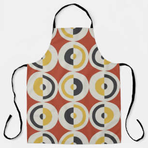 Seamless Geometric Colourful Circles Pattern Apron