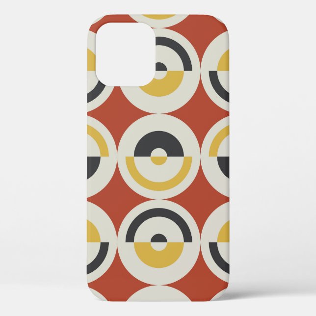 Seamless Geometric Colourful Circles Pattern Case-Mate iPhone Case (Back)